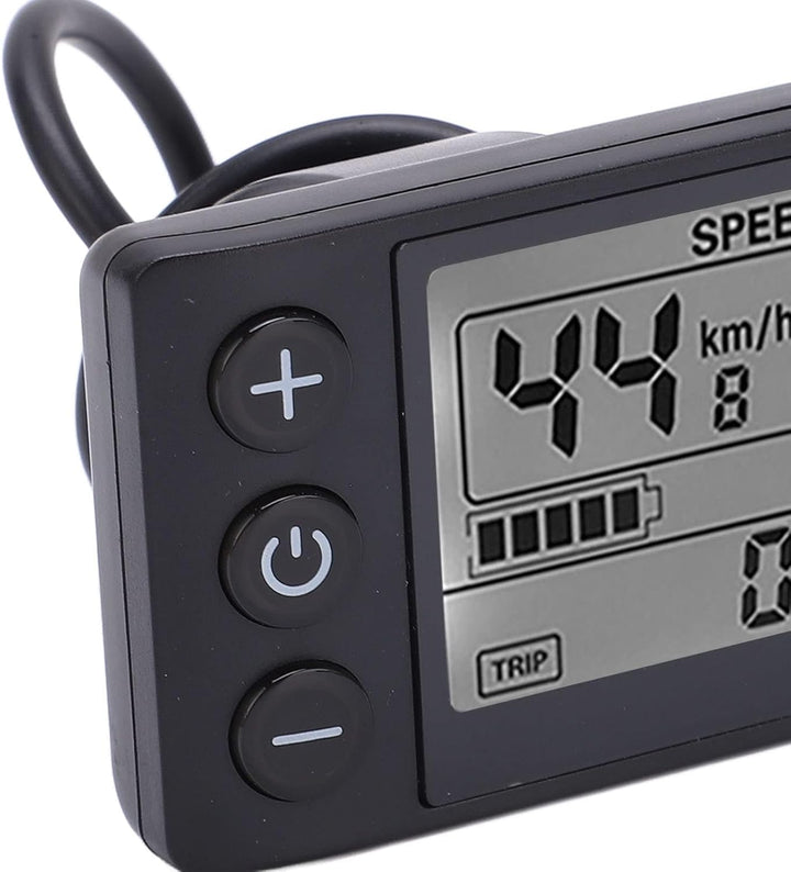S866 LCD Display, Fahrradcomputer Wasserdichtem Elektrofahrrad S866 Display Meter 24V 36V 48V Bedien