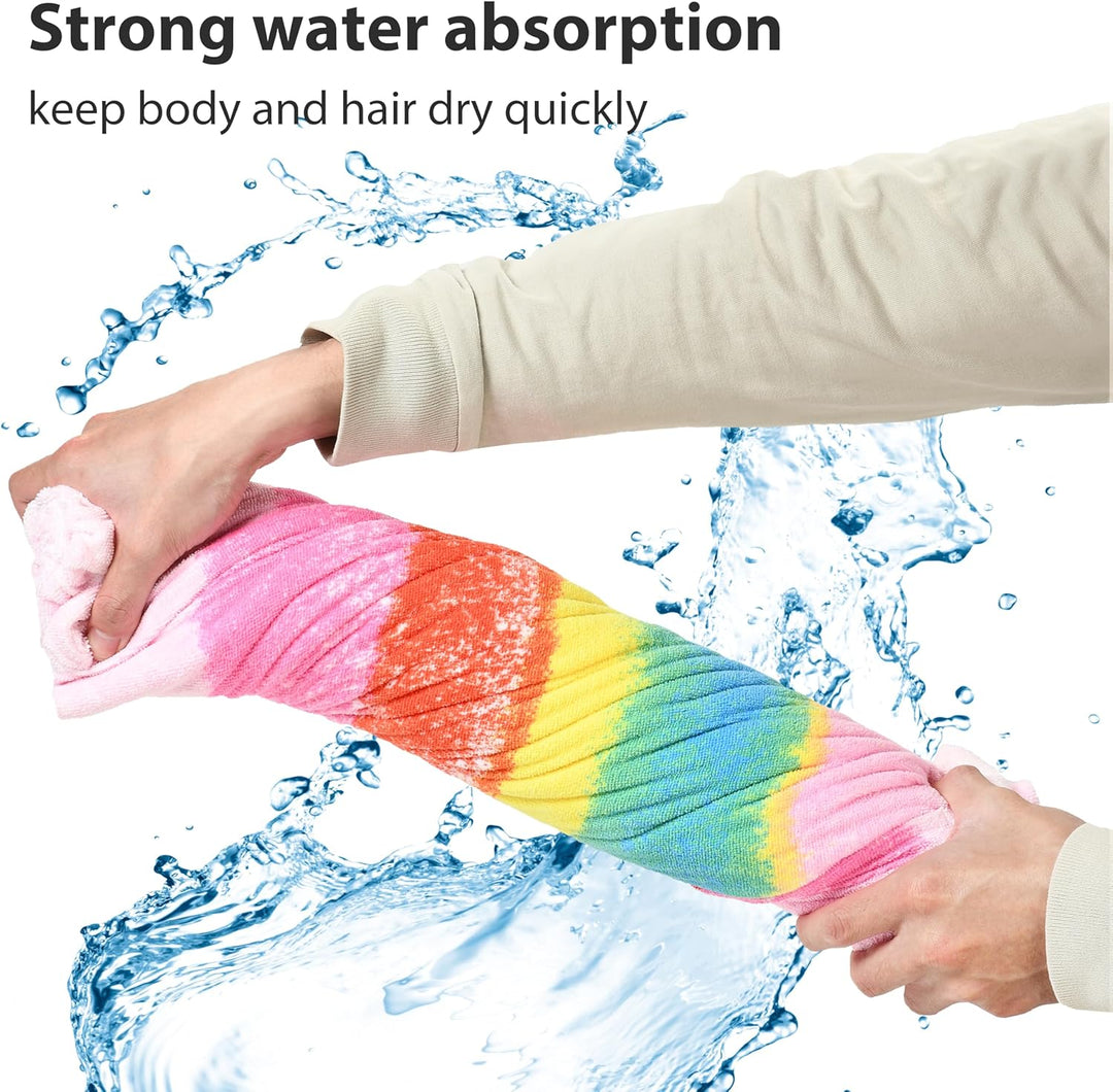 Kato Tirrinia Mikrofaser Frottee Surf Poncho Handtuch Badeponcho Bademäntel Sauna Damen Herren, Gros