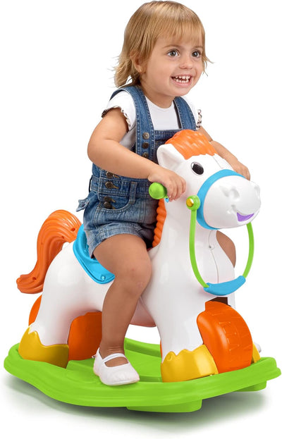 FEBER - Ponyfeber Ride-on, mit Rädern und Wippe, ab 2 Jahre, Famosa (800006280)