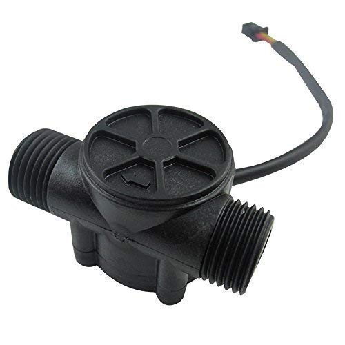 Wasserdurchflussmesser, LCD-Display, Controller + G1/2 Zoll Wasserhall-Sensor, Durchflussmesser, Zäh