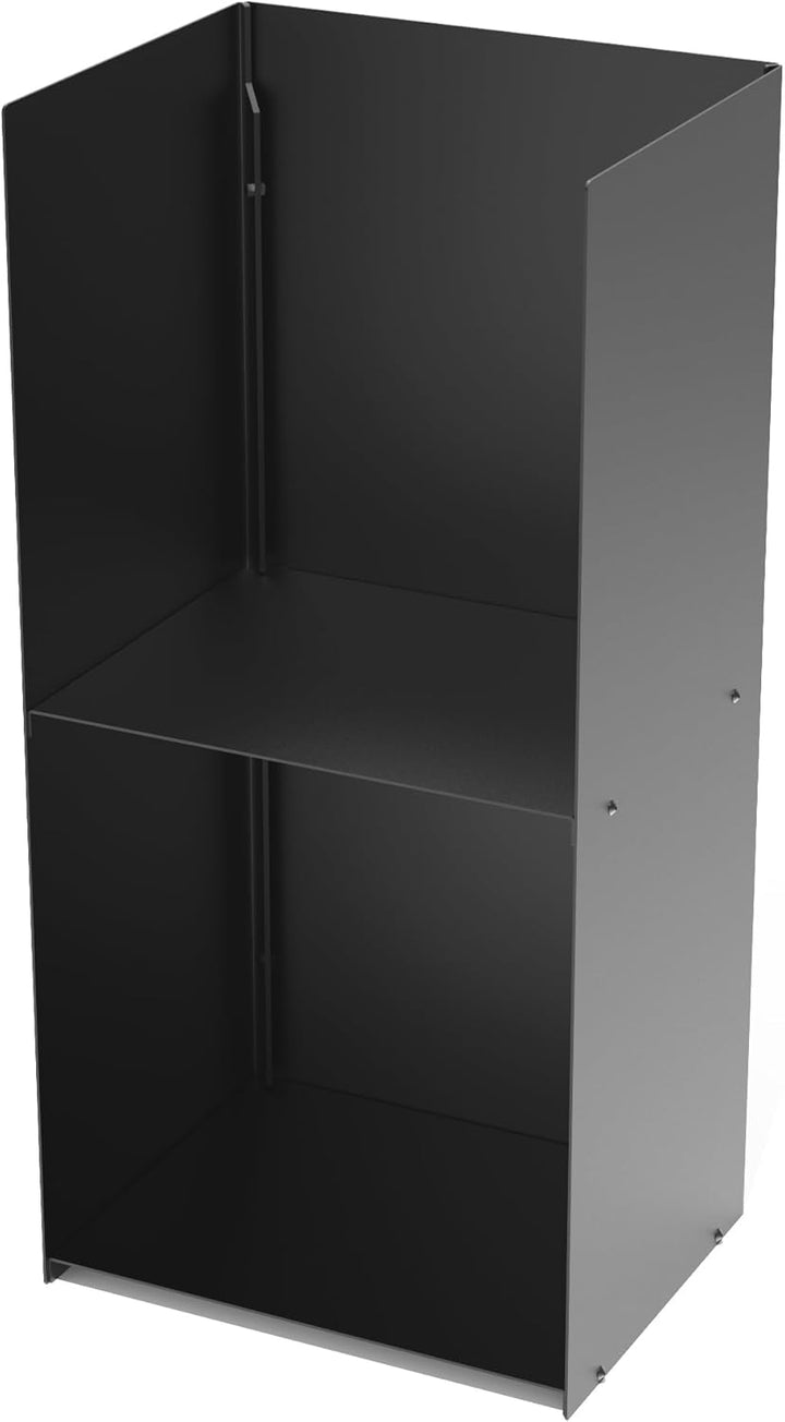 teileplus24 BHS9 Kaminholzregal Innen Aussen | Brennholzregal Metall | Kaminholzkorb | Industrial Lo