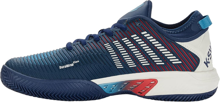 K-Swiss Herren Hypercourt Supreme Sport Shoe, Blue Opal Blanc De Blanc Lollipop