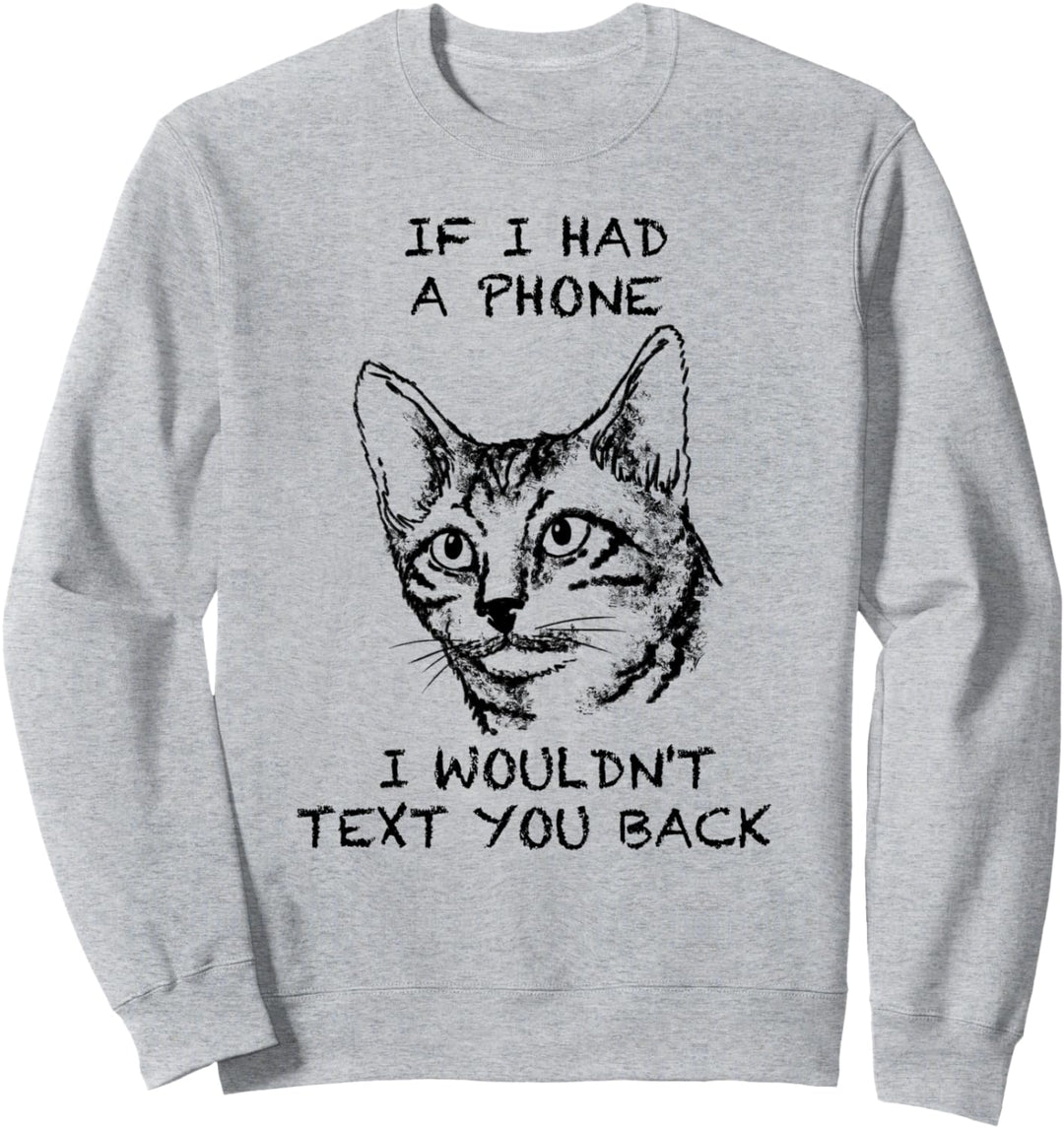 Toyger Katze Zitat Hand gezeichnete Kunst Sweatshirt