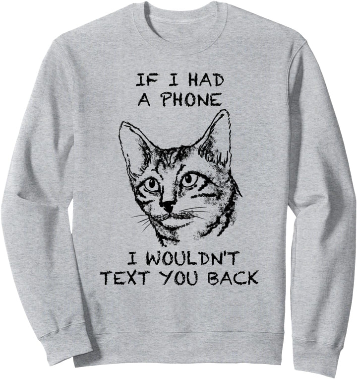 Toyger Katze Zitat Hand gezeichnete Kunst Sweatshirt
