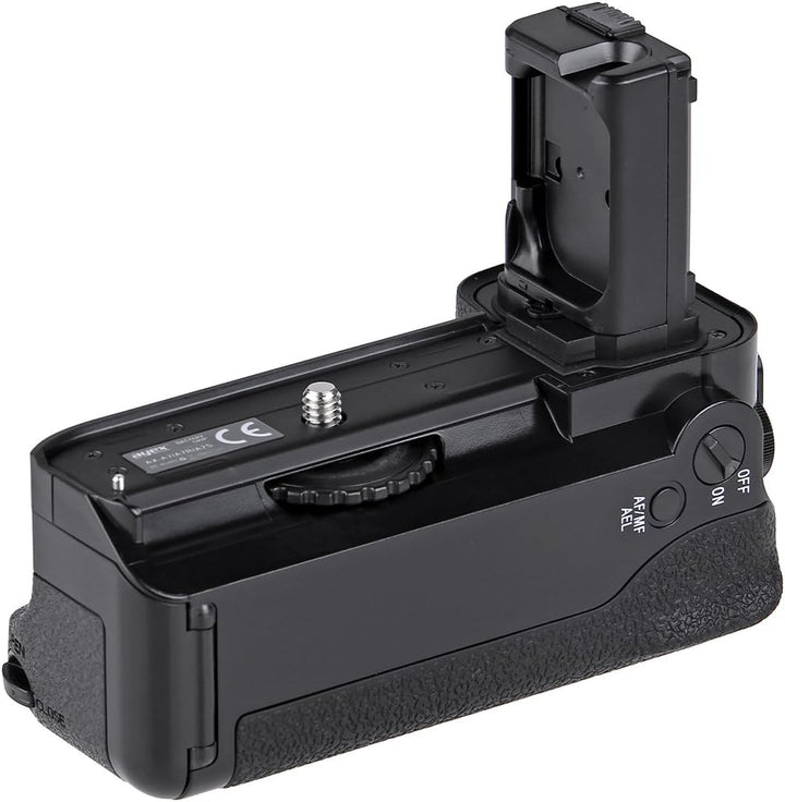 ayex Batteriegriff AX-A7/A7R/A7S Passend für Sony A7, A7R, A7S (ähnlich VG-C1EM) + 2 x ayex Akku NP-