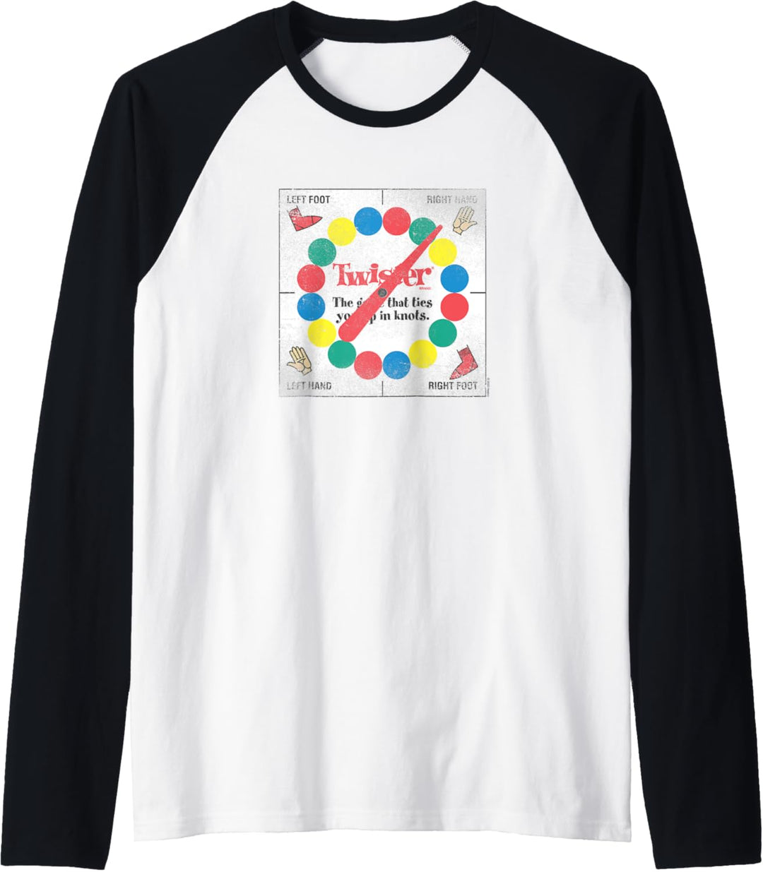 Twister Distressed Classic Game Board Raglan