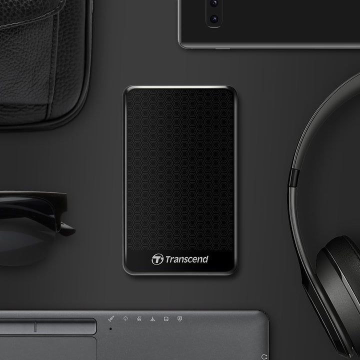 Transcend 2TB USB 3.1 Gen 1 SJ25A3K StoreJet 25A3K externe Festplatte TS2TSJ25A3K, 2TB