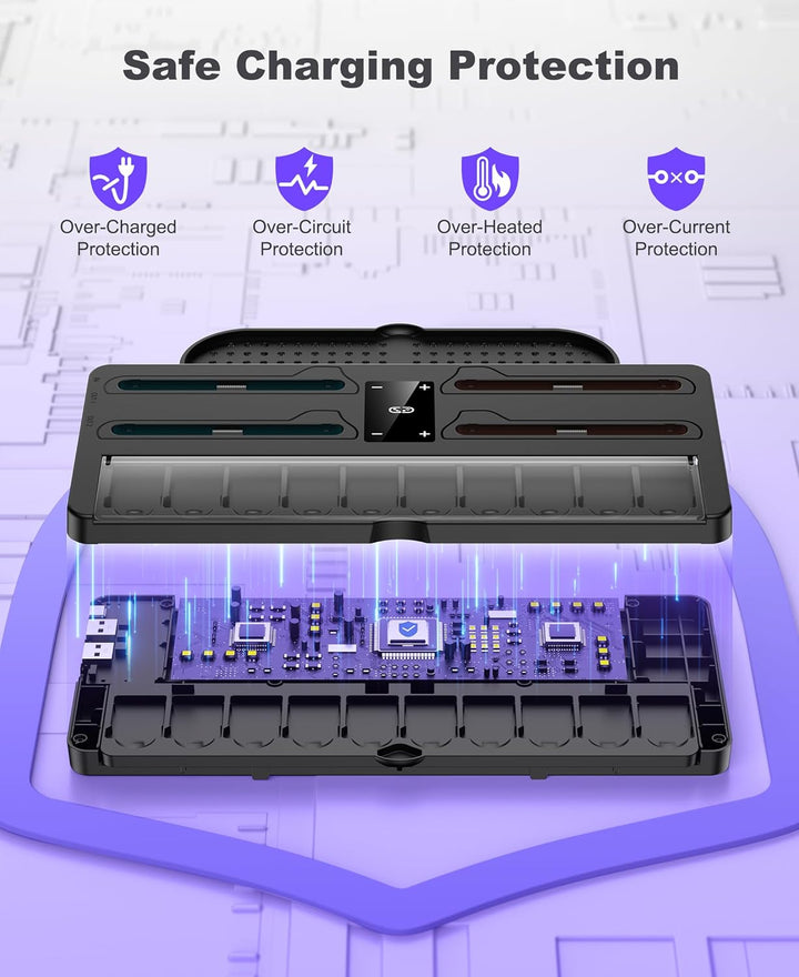 Switch 2 Ladestation & Aufbewahrungsstation für Nintendo Switch 2 Konsole - 4 Joy-Pads gleichzeitig