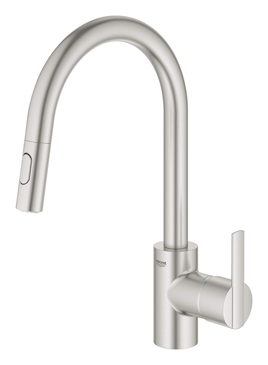 GROHE Feel - Einhand-Spültischarmatur (langlebige Oberfläche, Schwenkbereich 360°, herausziehbare Du