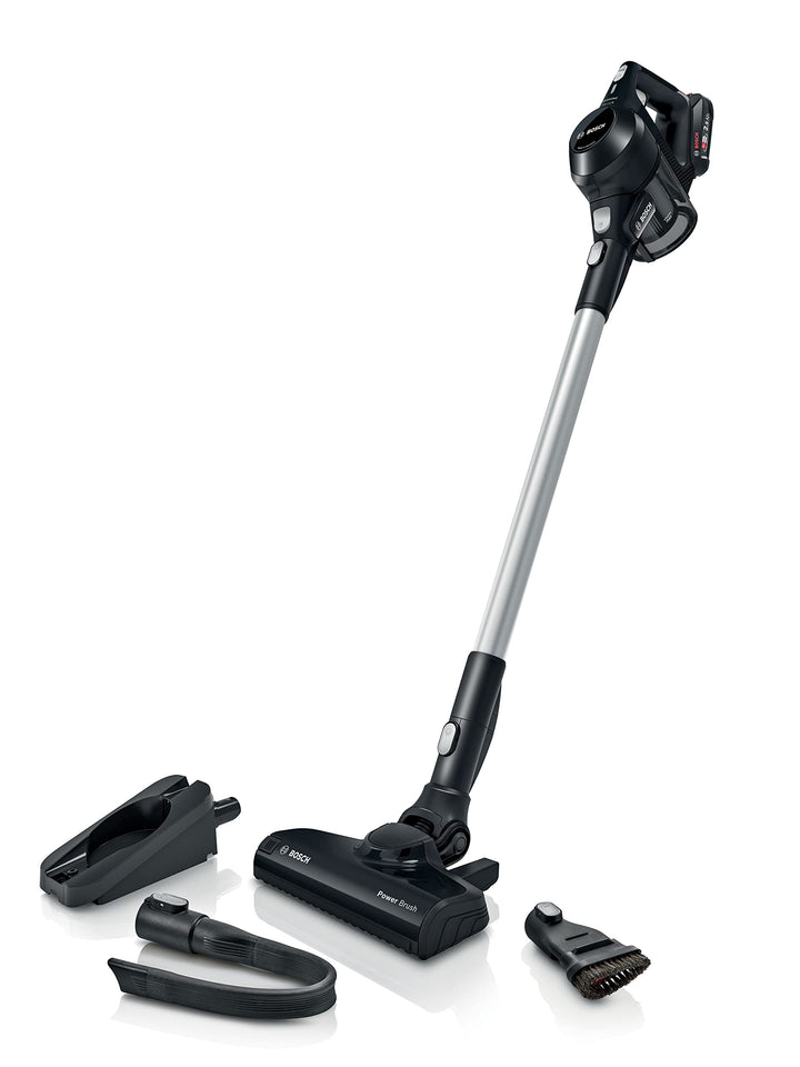 BOSCH BBS611BSC - Akku-Multifunktions-Besensauger - schwarz - integrierter Handstaubsauger - 2 Gesch