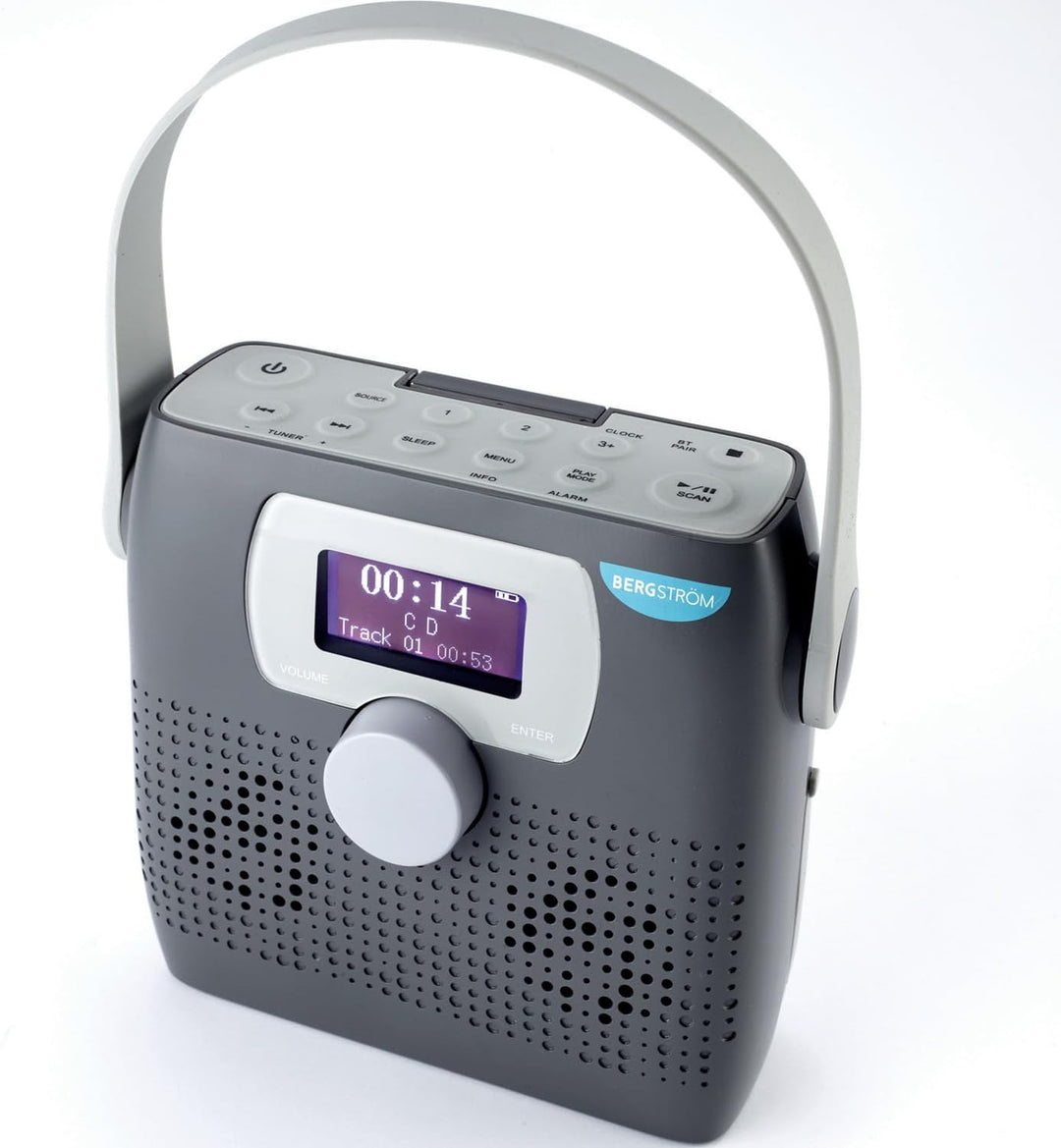 3 PAGEN® mobiler CD-Player mit Radio-Funktion – ideal für Reisen & unterwegs – kompakte Masse – als