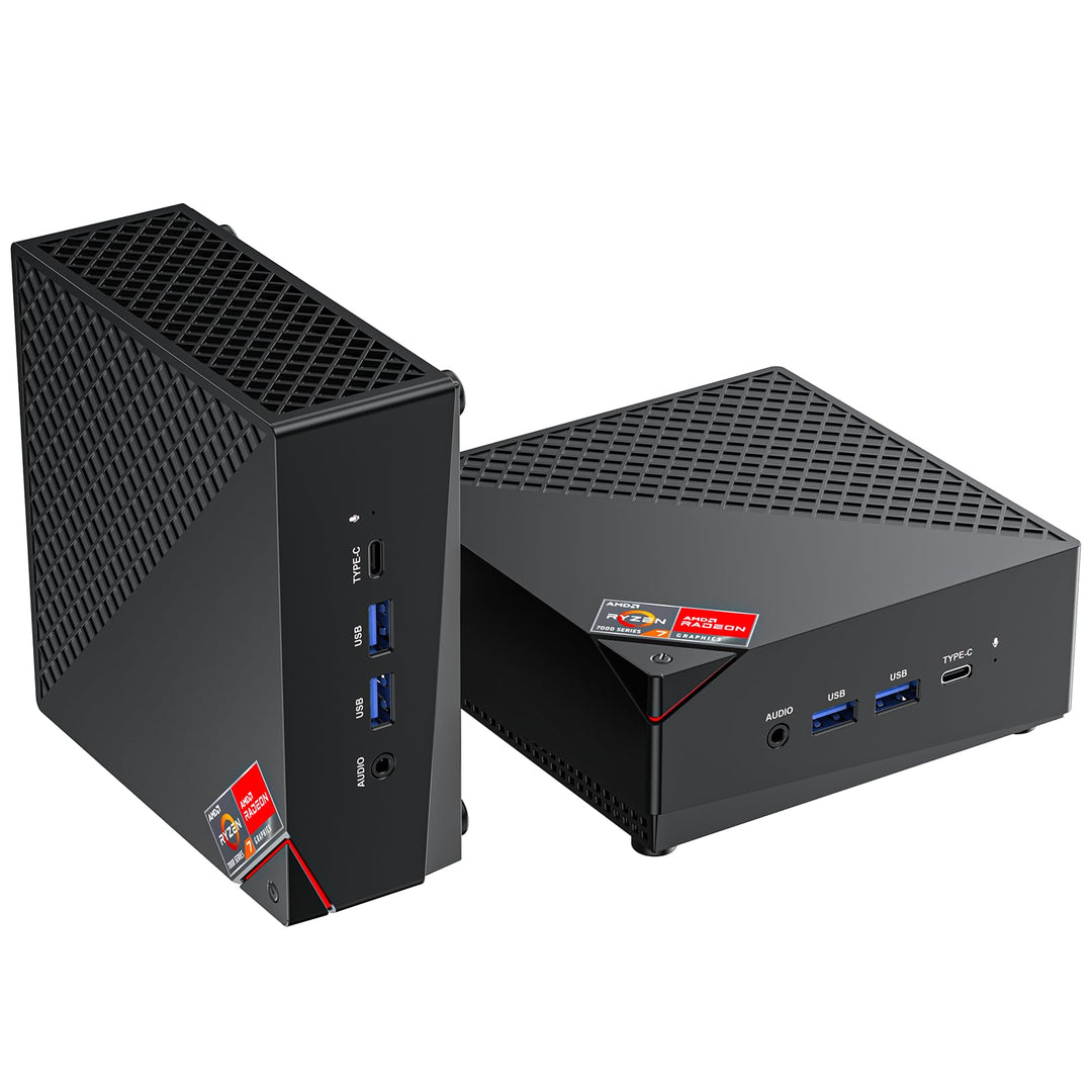ACEMAGICIAN AM06 Pro Mini PC, AMD Ryzen 7 7730U (8C/16T, bis zu 4.5Ghz),16GB DDR4 512GB M.2 SSD Mini
