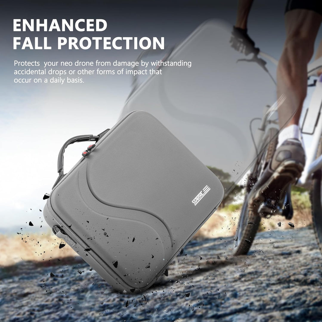 STARTRC Neo Tasche,Tragbar PU Case für DJI Neo Fly More Combo Zubehör,Tragetasche für DJI Neo Drohne