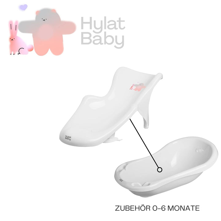 Hylat Baby Badewanneneinsatz Baby - wertvolle Badehilfe für Säuglinge und Babys von Geburt bis ca. 6