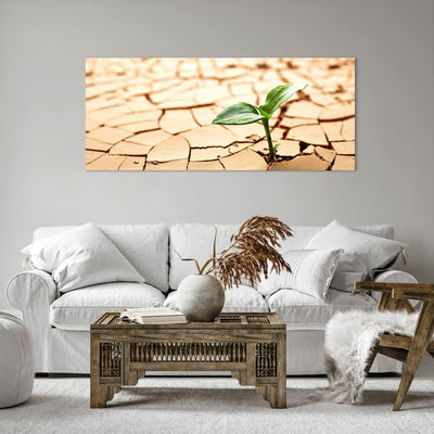 Wandbilder Dekoration Wohnzimmer Wüste Erde Umwelt Panorama Bilder auf Leinwand 120x50cm Leinwandbil