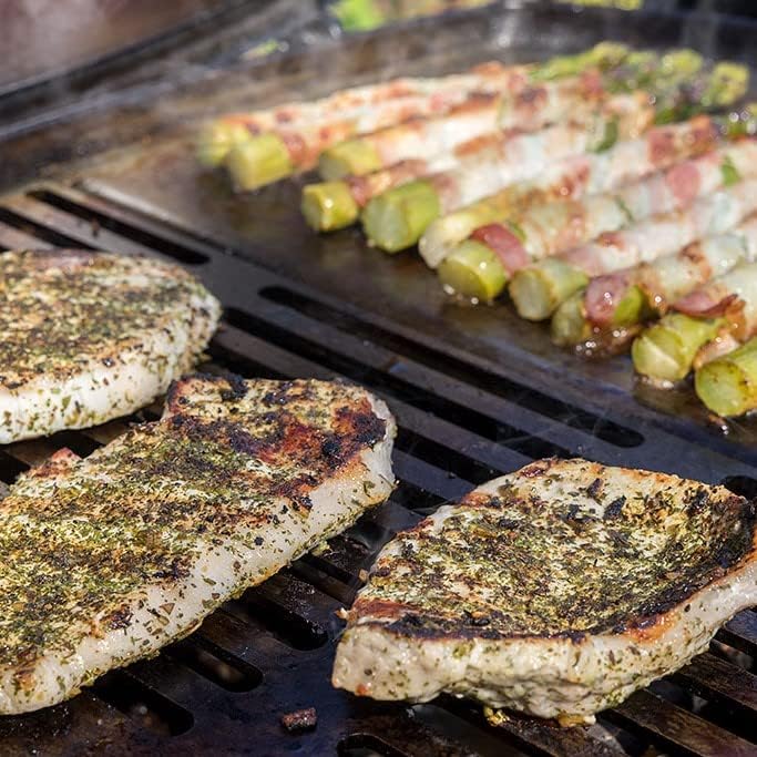 Edelstahl INOX Grillrost für die Weber Q1000 Baureihe | spülmaschinenfest - ZWEIGETEILT - Grillrost