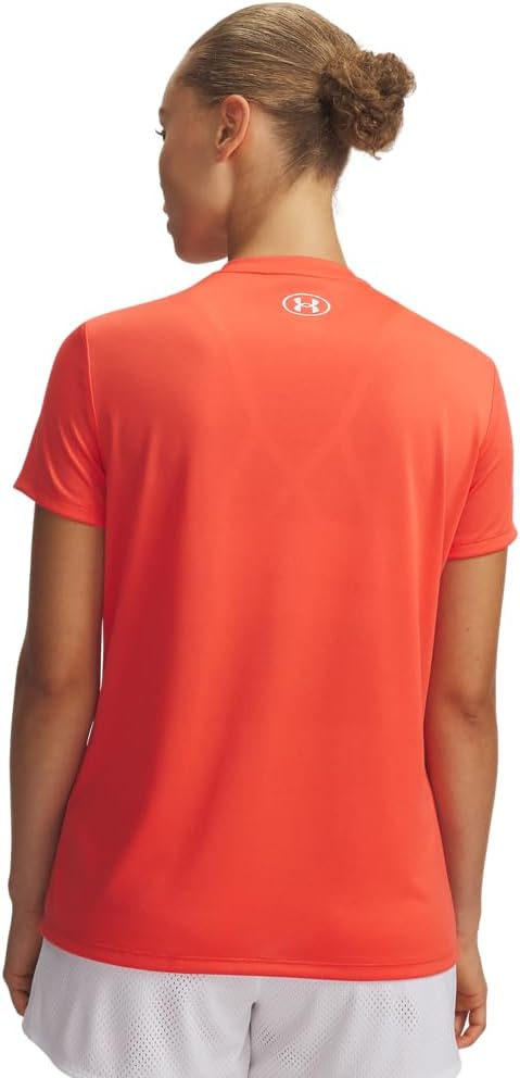 Under Armour Damen Fitness T-Shirt und Tank Tech Short Sleeve Solid S Rot, S Rot