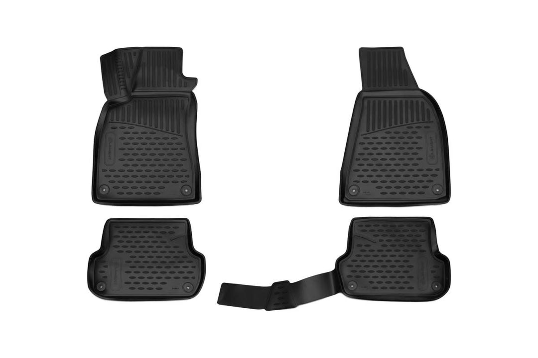 Element Passgenaue Premium Antirutsch Gummi Fussmatten - Audi A4 (B6), Limousine