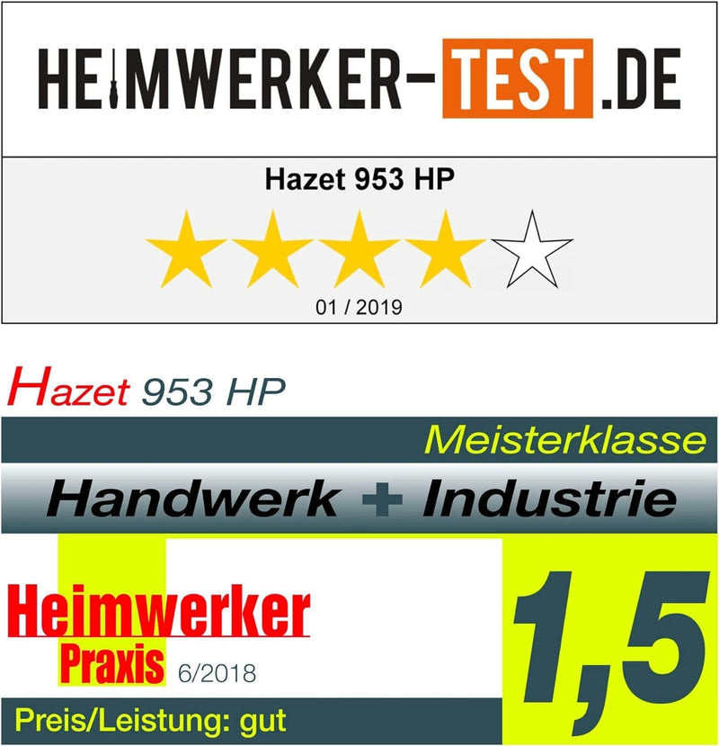 HAZET High Performance-Steckschlüsselsatz 953HP | 47-teilig, mit HiPer Feinzahn-Umschaltknarre, vers