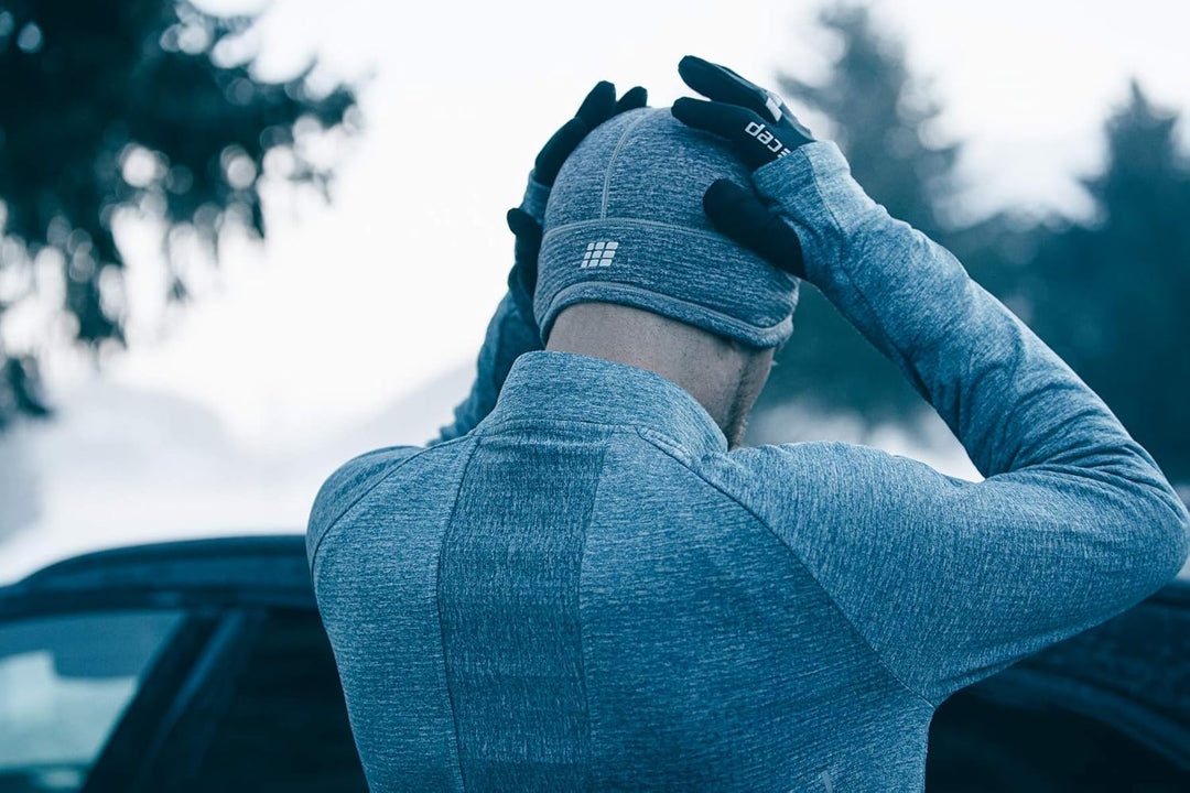 CEP - Winter Beanie - Atmungsaktive Laufmütze für Damen und Herren | rutschfeste, ultraleichte Beani