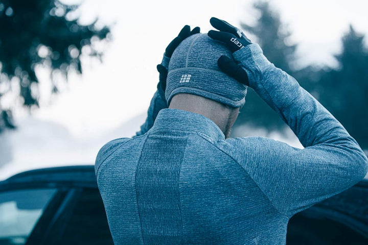 CEP - Winter Beanie - Atmungsaktive Laufmütze für Damen und Herren | rutschfeste, ultraleichte Beani