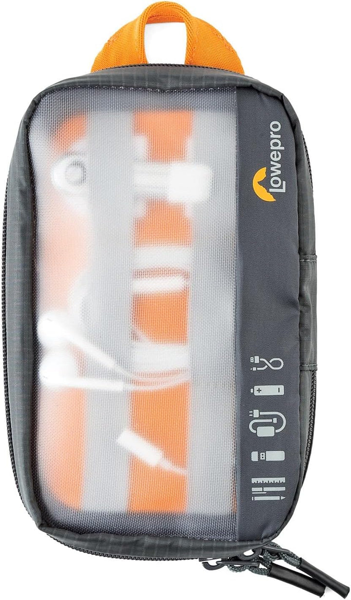 Lowepro GearUp Pouch Mini, Travel Essentials Case, Reiseetui für Telefonkabel, Kabel, Adapter, Akkus