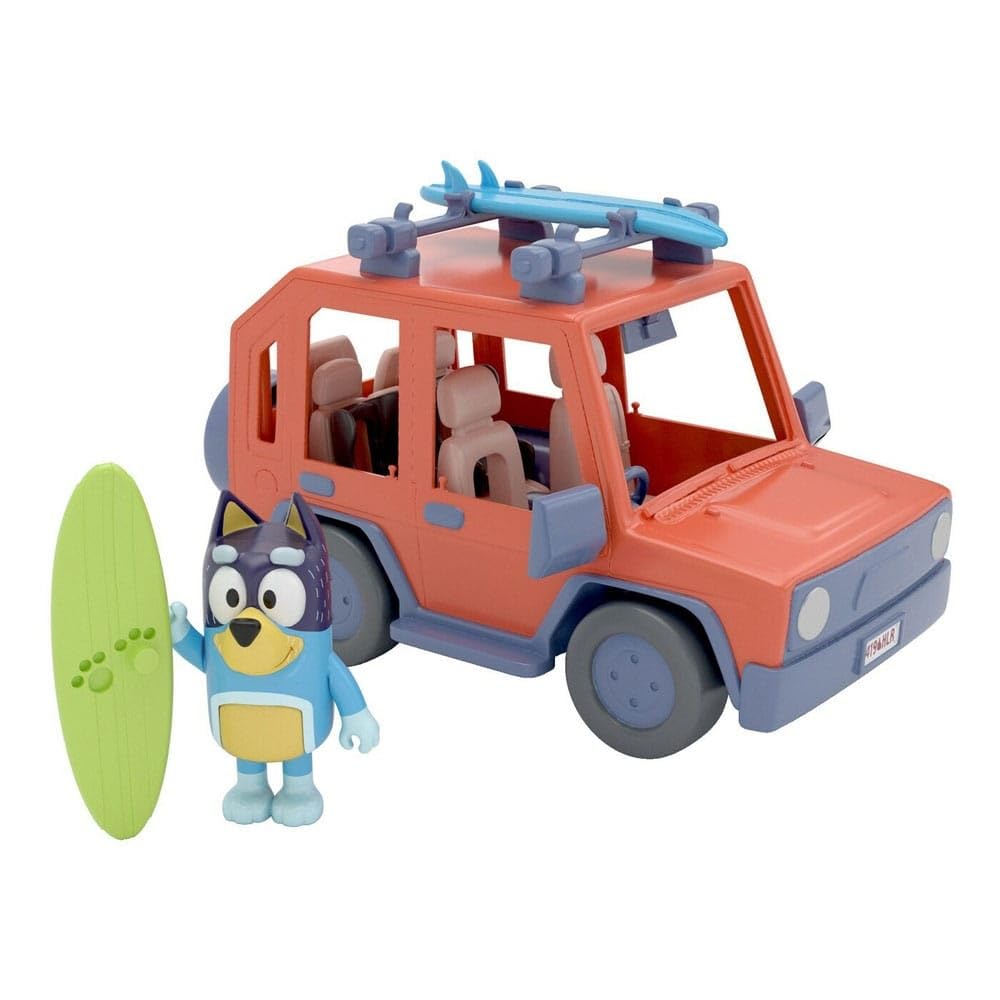 BlueY Heeler-Familienwagen, inklusive Bandit-Figur: 1 Fahrzeug mit Platz für 4 Figuren - offizieller