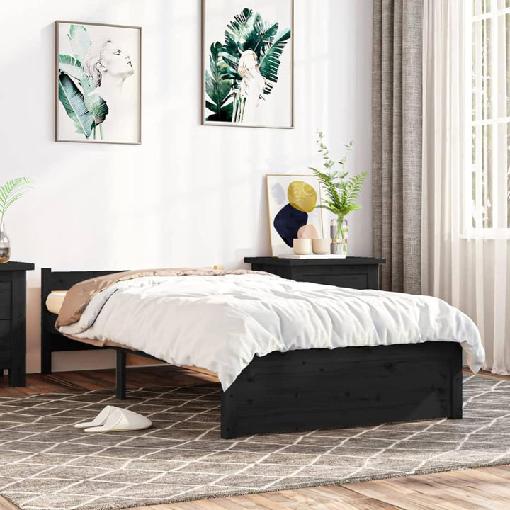 Tidyard Holzbett Massivholzbett Bettgestell Bettrahmen Einzelbett/Doppelbett Schlafzimmerbett Schlaf