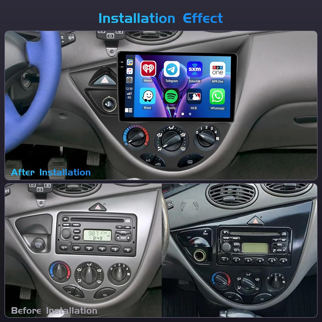 Inefala 4+128G Android 15 Autoradio für Ford Focus MK1 C170 1998-2005 mit 9&