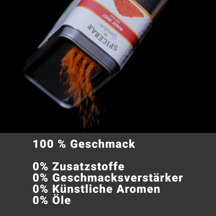 Spicebar Magic Dust BBQ Rub - (500g) in Premium-Bio Qualität im XL Profi-Streuer, Marinade für Fleis