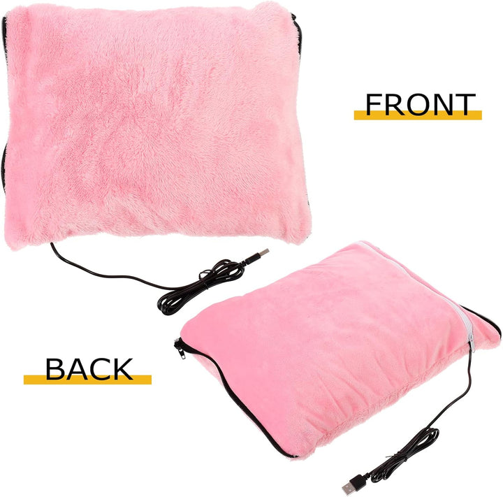 BESPORTBLE Elektrische Hand Muffs Weiche Plüsch Handwärmer Kissen USB Aufladen Winter Warme Faux Pel