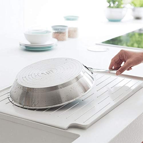 Brabantia Abtropfgestell, Aluminium/Kunststoff, Licht Grau, 13.4 x 50.6 x 39.8 cm L Light Grey, L Li
