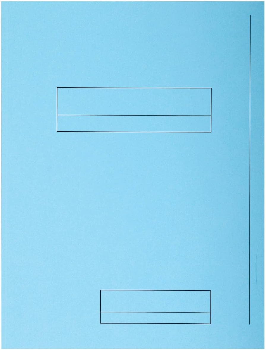 Exacompta 335006E Packung mit 50 Aktenmappen Super, 2 Klappen, Karton 210g/qm, praktisch und robust,