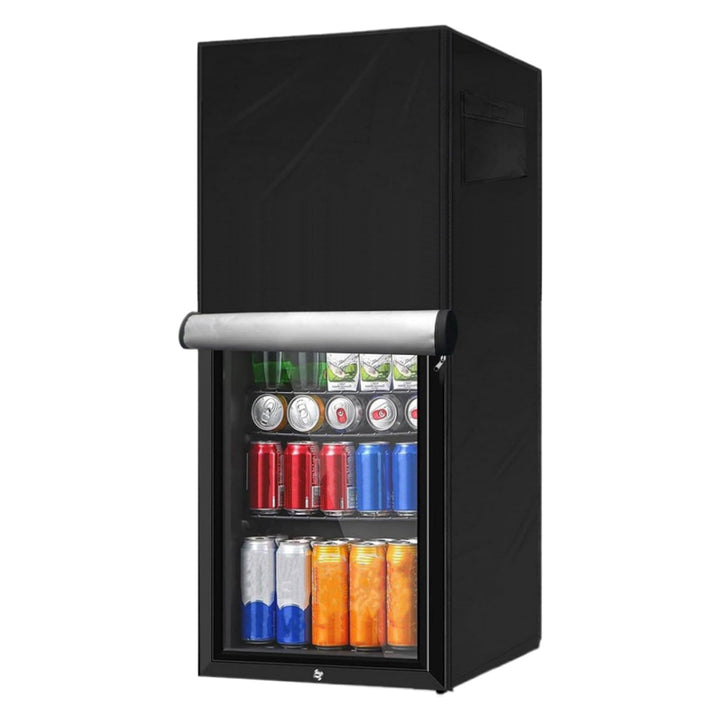 Upright Kühlschrank Abdeckung für Aussen, 210D Wasserdichter 100% Schutz, Outdoor Gefrierschrank Abd