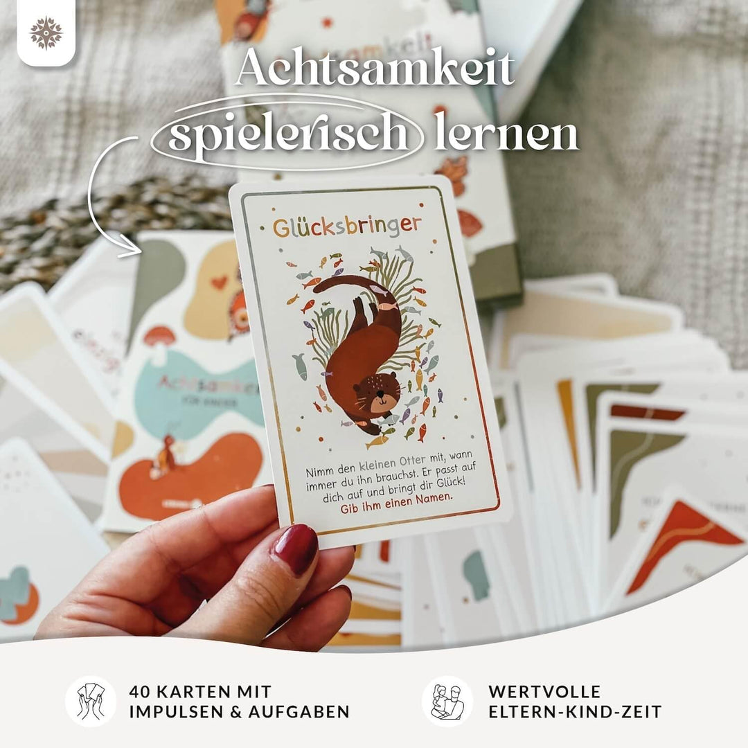 Lebenskompass Achtsamkeitskarten für Kinder Affirmationskarten Kinder für positives Denken, Selbstli