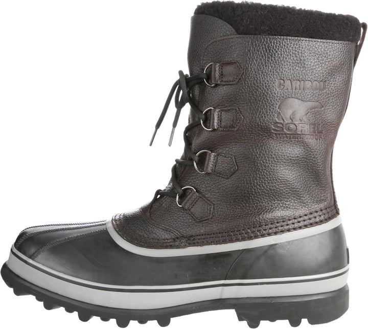 Sorel Herren Caribou Wasserdichte Winterstiefel 42.5 EU Black Dark Stone, 42.5 EU Black Dark Stone
