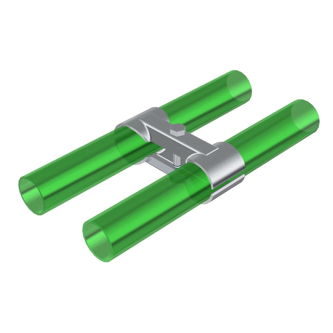 Doppelschelle, A 2" (Ø 60,3 mm) x B 1 1/2" (Ø 48,3 mm)