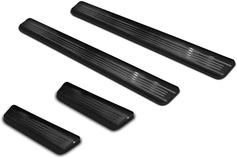 Avisa Black INOX Door sill Protectors Compatible with Volkswagen Golf VIII HB/Variant 2020- Brushed
