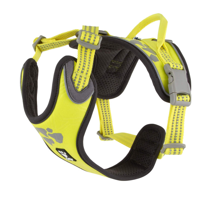 Hurtta Weekend Warrior Hundegeschirr, Neon Lemon, 40,6–45,7 cm Neon-Zitrone 16-18 in, Neon-Zitrone 1