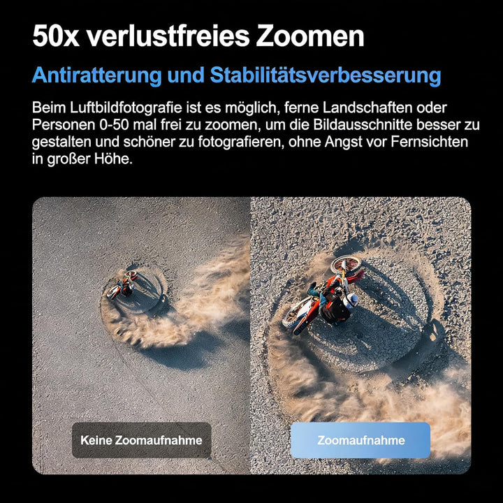 Mini RC Drohne mit Kamera, Propellerschutz, LED-Augenlichter, Hindernisvermeidung, optische Position