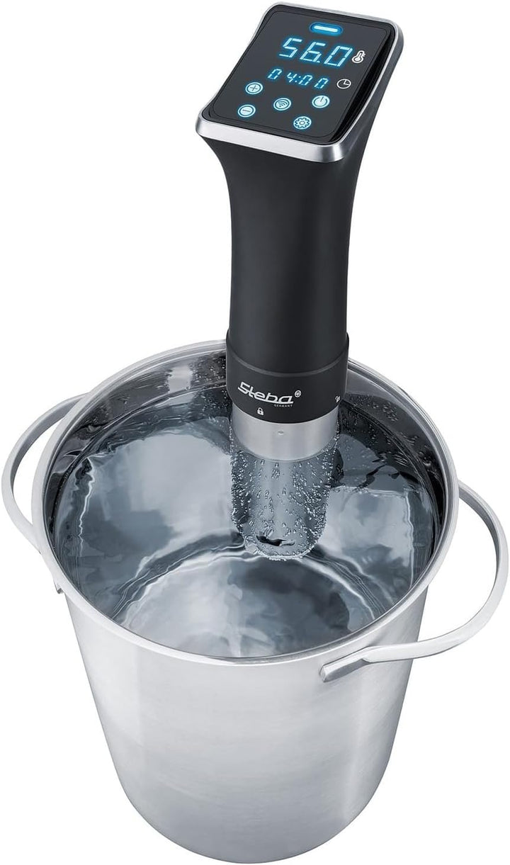 Steba SV 80 Sous Vide Garer WIFI | WIFI-Funktion f?r komfortable mobile App-Steuerung | Wasserdicht