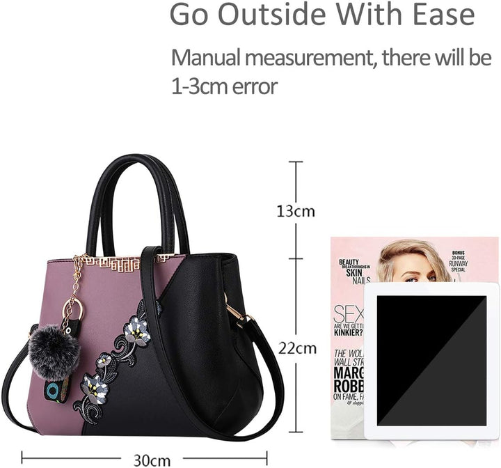 NICOLE &amp; DORIS 2024 Mode Handtaschen für Frauen Umhängetasche Damen Tragetaschen Shopper Elegant Sch