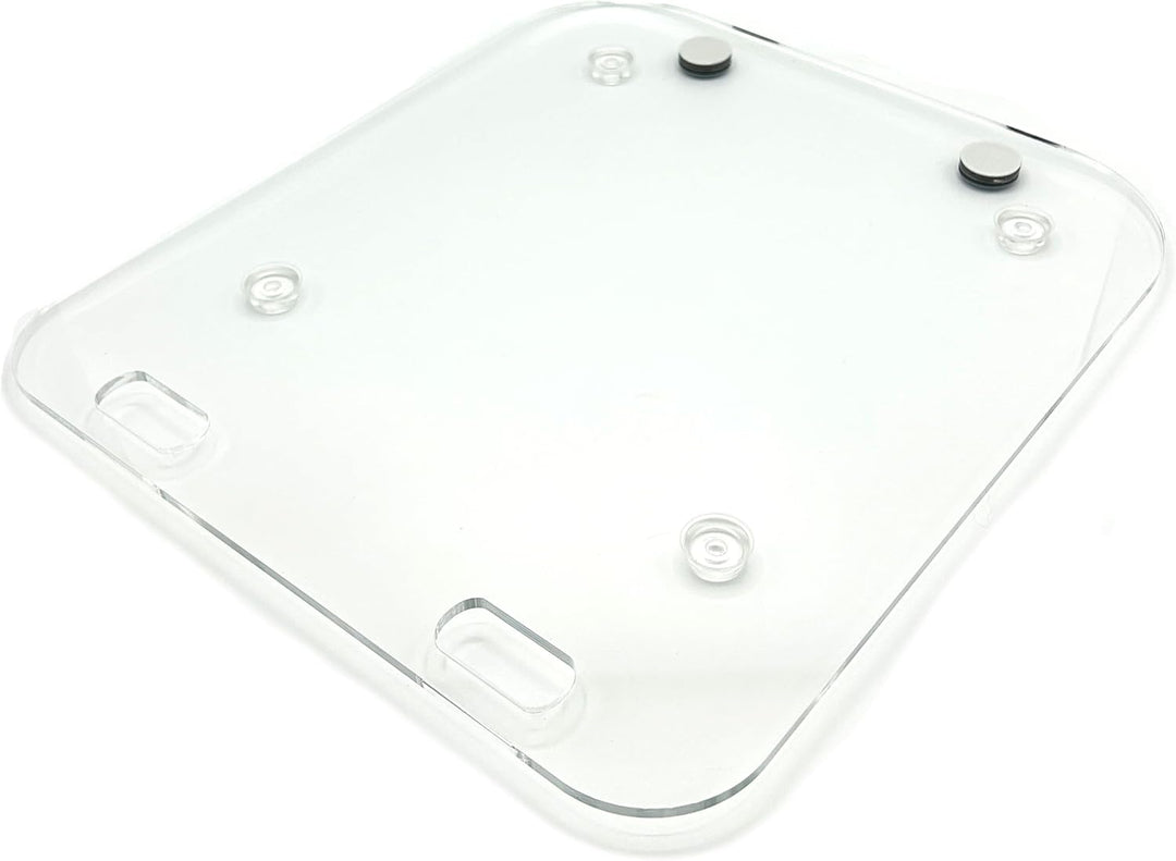 Gleitbrett aus Acryl für Tefal Heissluftfritteuse Easy Fry Grill & Steam | transparent | 32x32cm | h