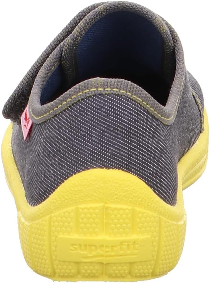Superfit BILL Hausschuhe 1-800278 Jungen 33 EU Grau Gelb 2030, 33 EU Grau Gelb 2030