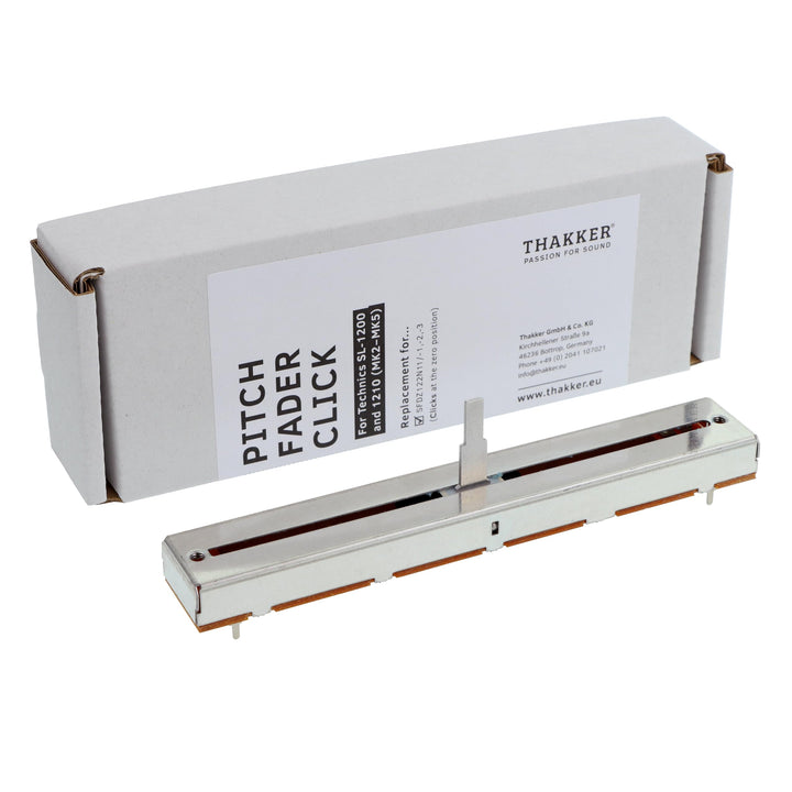 THAKKER Pitch Fader Click – passend für Technics SL-1200 und 1210 MKII/MKIII | OEM (mit klick) | Ers