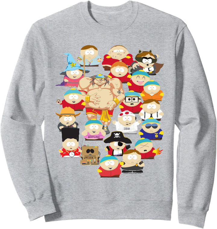 South Park The Many Faces of Cartman Sweatshirt