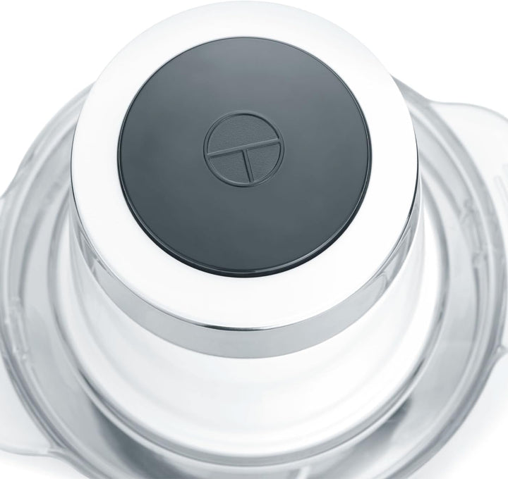 GRAEF Multi-Zerkleinerer CH501 Weiss Ideal zum Hacken, Schneiden und Mixen von Obst, Gemüse – Multi-