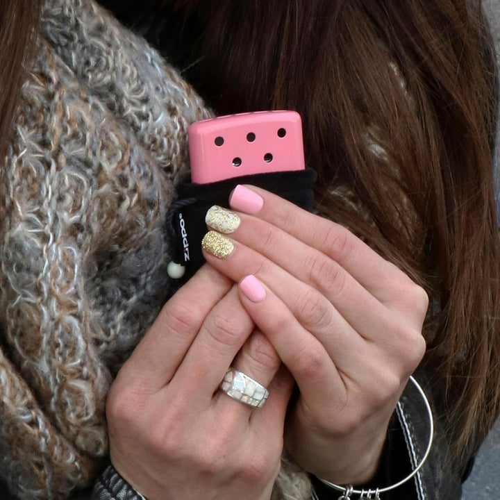 Zippo Handwärmer - 6 Stunden Wärme - Nachfüllbar mit Feuerzeugbenzin - Wiederverwendbar - Taschenwär