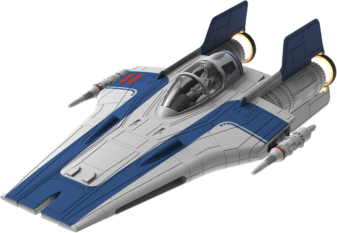 Revell 06773 Resistance A-Wing Fighter, 1:44 Star Wars Modellbausatz für Einsteiger zum Stecken und