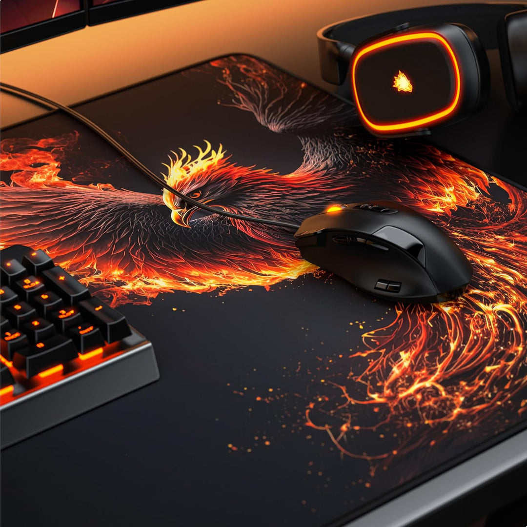 Titanwolf XXXL Übergrösse Mauspad 1200x600mm, Gaming Mousepad Gross,120x60 cm Tischunterlage Large S